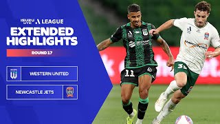 Western United v Newcastle Jets  Extended Highlights  Isuzu UTE ALeague 202324  Round 17 [upl. by Kerri]