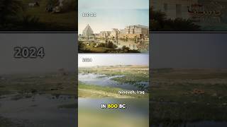 Then and Now Ancient City of Nineveh ancientruins history thenandnow iraq [upl. by Audrie]