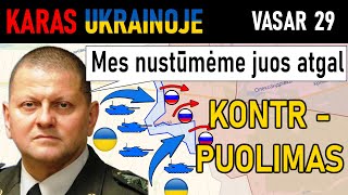 Vas 29 Ukrainos Pajėgos SUGRIAUNA RUSŲ PLANUS SUŽLUGDYTI ŠIAURINĮ FLANGĄ  Karas Ukrainoje Apžvalga [upl. by Staley]