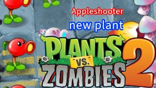 Pvz2  Super plant AppleMortar  Peashooter  Fusion mod [upl. by Anuala]