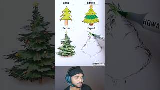 How to draw a christmas tree shorts [upl. by Seigel]