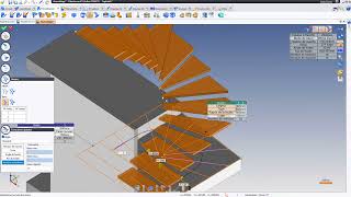 Ajuster un balancement descalier demi tournant avec TopSolidSteel [upl. by Humberto792]