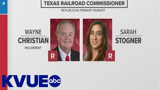 2022 Texas primary runoff election GOP primary for railroad commissioner  KVUE [upl. by Sesmar]