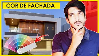 FACHADA DE CASAS E FACHADA DE MURO  COMO ESCOLHER CORES PARA FACHADA DE FORMA SIMPLES [upl. by Efren]