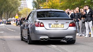 BMW M5 E60 with Eisenmann Exhaust  LOUD V10 Sounds [upl. by Acinnod]