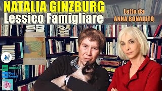 Natalia Ginzburg  Lessico Famigliare letto da Anna Bonaiuto  RAI 3  Ad Alta Voce  Audiolibro [upl. by Nolyaw309]