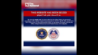 Iranaffiliated websites seized by US authorities [upl. by Illoh]