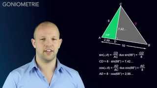 Goniometrie  het bewijs en gebruik van de cosinusregel  WiskundeAcademie [upl. by Guerra]