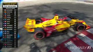 Indycar Grand Prix of Long Beach highlights  Highway F1 [upl. by Adnohsed]