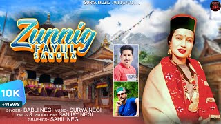 Kinnauri Song Zunning Fayul Sangla Babli NegiSurya Negi  Latest Kinnauri song 2024 [upl. by Washburn713]