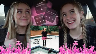 REACTING TO MGK TICKETS TO MY DOWNFALL  Brooke and Taylor [upl. by Ahsym]