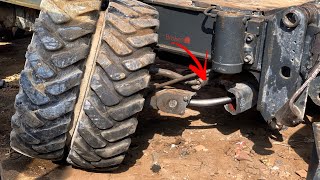 Rebuilding Broken Axle Tube of Doosan Excavator Machine  Great Mechanics of HT [upl. by Hau]