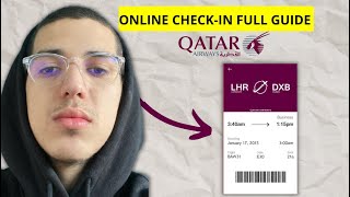 How to Download Online Boarding Pass Qatar Airways 2023 Online CheckIn  UPDATED [upl. by Gnouhc]