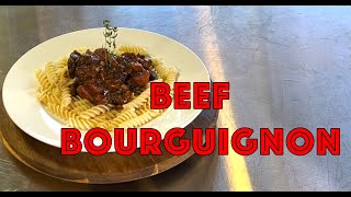 BOEUF BOURGUIGNON BEEF BURGUNDY frenchfood frenchrestaurant [upl. by Nataline131]