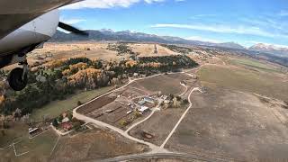 Approach and Landing into Salida Colorado KANK [upl. by Wilkens181]