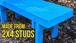 This springtime garden bench is easy to make with basic power tools [upl. by Edwards]