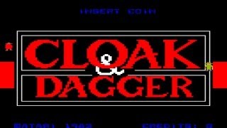 Cloak amp Dagger 1983 Atari Mame Retro Arcade Games [upl. by Inatirb904]