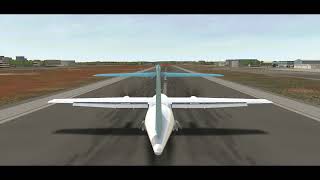 First Landing in Flight Simulator  Airline Commander Plane Simulator  princz8050 [upl. by Sheley]