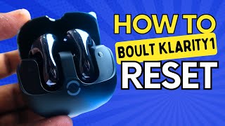 How to reset Boult Audio Klarity1  Boult Earbuds Left or Right side not pairing problem [upl. by Rastus]