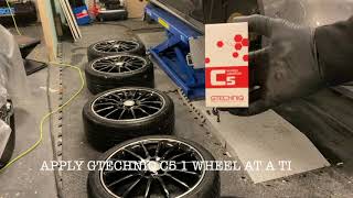 How To Apply Gtechniq C5 Wheel Armor [upl. by Akyeluz]