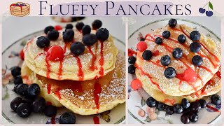 FLUFFY PANCAKES tout moelleux et légers 🥰FACILE amp RAPIDE│recette des pancakes japonais sans levure [upl. by Ellehsar]