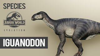 Iguanodon  SPECIES PROFILE  Jurassic World Evolution [upl. by Erland978]