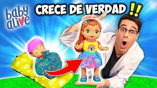 ABRO EL JUGUETE BEBÉ QUE CRECE DE VERDAD ¿Qué Hay Dentro de Baby Alive Baby Grows Up [upl. by Ttehr]