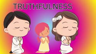 TRUTHFULNESS  Jhollu Stories  English Stories story animationkids kidsvideo [upl. by Erme125]