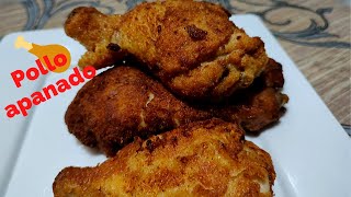 Pollo apanado receta fácil rápida y deliciosa [upl. by Naeloj644]