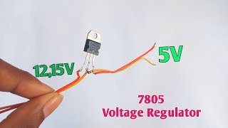 How to make 12V to 5V using 7805 Voltage regulator in Hindi 🔥 [upl. by Jane]