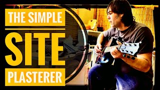 PLASTERING ON A BUILDING SITE plastering tutorial beginners includes a song Taylor 326 guitar [upl. by Bethesde345]