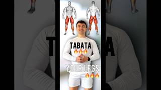 Intense Tabata Workout for Legs and Glutes  20s Work 10s Rest  Sculpt amp Tone Fast [upl. by Charmion]