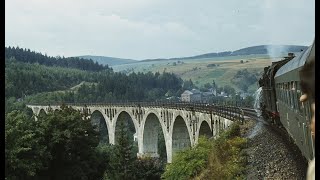 Saalfeld am 1591979 Exklusiv Sonderfahrt mit 95 0045 ab SchmiedefeldBilderstrecke mit monoTon [upl. by Nnyleak713]