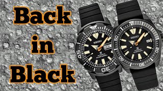 Seiko Black Series for 2021  Samurai and Monster get the treatment [upl. by Kalbli]