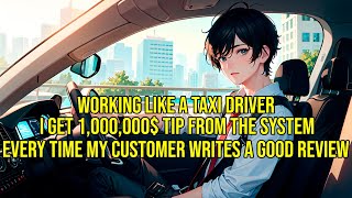 Working As a Taxi Driver I Get 1000000 Tip Every Time my Customer Writes a Good Review  Manhwa [upl. by Ellehsal]