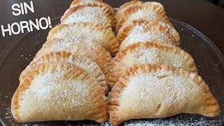 Como hacer EMPANADAS DULCES sin HORNO  RELLENO CASERO [upl. by Ybab]