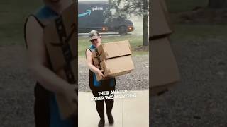 This Amazon delivery driver deserves a raise 👏 [upl. by Rondi]