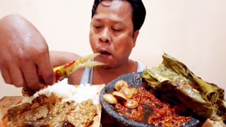 PEPES IKAN BANDENGONSENG TERONGJENGKOL GORENG DAN SAMBAL TERASI [upl. by Emmerie597]