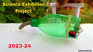 How To Make Vacuum Cleaner At Home Easy  Science Projects Vacuum Cleaner  Science Project [upl. by Anitteb]