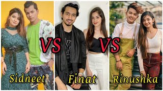 Sidneet VS Finat VS Rinushka Which is your favourite jodi and No1 jodi 💞 Sanatheem [upl. by Allisurd981]