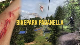 Bikepark Holiday Paganella  Biking Crashes Cliff diving [upl. by Raman804]