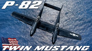 The Twin Mustang  When North American Merged Two P51 Mustang  P82 Aircraft  Weird Wings History [upl. by Avilo]