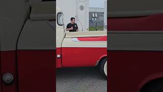 1958 Dodge D100 Sweptside Pickup Truck Drive By Engine Sound M1 Concourse Cars and Coffee [upl. by Yriek703]