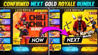 NEXT GOLD ROYALE FREE FIRE  100 CONFIRM🤫💯 UPCOMING GOLD ROYALE FREE FIRE  NEXT GOLD ROYALE [upl. by Ardnait]