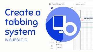 HowTo Create a Tabbing System with Bubbleio Using Url Parameters [upl. by Nivla]