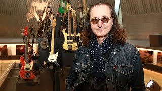 Iconic bassist Geddy Lee shows off Big Beautiful Basses at Studio Bell [upl. by Aileme]