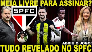 TUDO REVELADO SPFC PRECISA RESOLVER ISSO MEIA QUER ASSINAR LEILA PEREIRA ABRE O JOGO CORONADO [upl. by Oiramat]