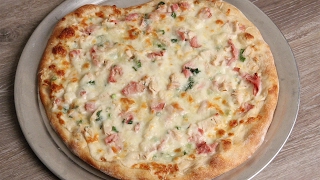 Chicken Cordon Bleu Pizza Recipe 🍕 Episode 1139 [upl. by Atnad]