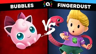 Bubbles Jigglypuff vs Fingerdust Lucas  Super Smash Bros Ultimate Amiibo Fights [upl. by Naesal]