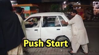 Push Start My old car just cranking [upl. by Granville]